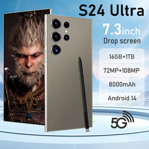 Smartphone S24 Ultra 12G+512GB 5G LTE avec écran sans bordure, HD 108MP, OLED 120Hz, version mondiale, téléphone <span class=keywords><strong>portable</strong></span> Android 14 <span class=keywords><strong>pas</strong></span> <span class=keywords><strong>cher</strong></span> - Product Image 4
