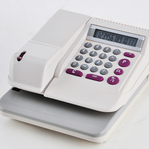 Grabador de verificación electrónica con cinco símbolos de moneda, impresora de verificación con pantalla LCD - Product Image 1