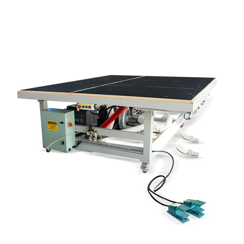 Industrial Glass Cutting Machine Chinese Factory Stained Glass Window Cutting Breaking Table Machine Industrial Glass Cutting Tools