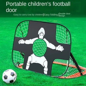 Support de balle d'entraînement multifonctionnel pliable portable équipement de terrain de poteau de <span class=keywords><strong>but</strong></span> de football et de football mobile deux en un - Product Image 3