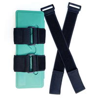 Attaches de câble auto-agrippantes ruban de fixation Double bâton latéral solide boucle élastique réglable et sangle à crochet avec boucle