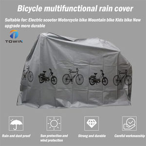 EVA Matériau <span class=keywords><strong>Anti</strong></span>-Poussière <span class=keywords><strong>Pluie</strong></span> <span class=keywords><strong>Protection</strong></span> Uv Étanche Facile À Monter Gris Moto Vélo Couverture De Vélo Pour Le Stockage À L'extérieur - Product Image 4