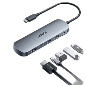 Anker 7 In 1 Usb C Hub With Hdmi 4K Output And Multiple Ports For Laptop And Desktop Use - Product Image 1