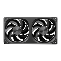 Ventilador de Caja AntarcChill 240 Negro/Blanco de 240mm con Rodamiento Líquido RGB, Nuevo, Premium, para Disipación de Calor