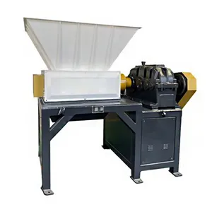 Twin Shaft Shredder High Quality Steel Plate Welding Stability High Reason Waste Electronic Equipment Shredding Machine