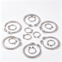High Precision Stainless Steel Circlips Shaft Retaining Rings A Type External Snap Rings Anti-corrosion Fastener Washers
