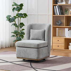 <span class=keywords><strong>Fauteuil</strong></span> pivotant sans accoudoirs écologique Shenzhou, canapé moderne rembourré avec coussin pour salon - Product Image 2
