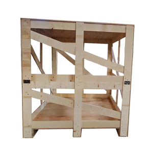 Caja de madera Ji Shun 1090x1090x1120mm, caja de madera contrachapada con rejilla para transporte logístico - Product Image 4