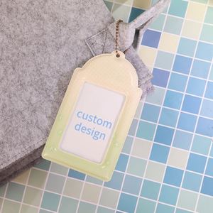 Custom Design PVC Photo <b>Holder</b> Custom PVC <b>Card</b> <b>Holder</b> Keychain - Product Image 5