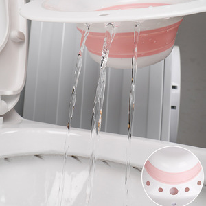 Foldable Sitz Bath Basin For Pregnant Women Postpartum Care No Squatting Required Plastic Material - Product Image 3