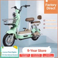 Vélo Électrique Pas Cher en Gros, Batterie au Plomb 48V, Vélo Électrique Urbain pour Adultes, 14 Pouces, Deux Places, Certifié CE