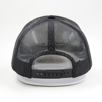 Gorras Trucker de Malla Negra XL Grandes al por Mayor con 6 Paneles y Bordado de Dragón Personalizado, Estilo Snapback, para Invierno, Playa y Uso Casual