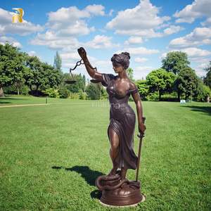 Rolong dimensione della vita <span class=keywords><strong>classica</strong></span> dea <span class=keywords><strong>greca</strong></span> scultura in metallo bronzo cieco giustizia <span class=keywords><strong>statua</strong></span> per la vendita - Product Image 4