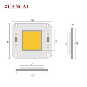 Chất lượng cao Bridgelux <span class=keywords><strong>Chip</strong></span> <span class=keywords><strong>LED</strong></span> <span class=keywords><strong>COB</strong></span> 50 Wát công suất cao 40*46/24*24 mét 30-32V 1500mA 140-150lm/W mát trắng phát thải - Product Image 5