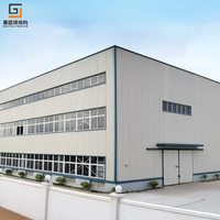 Almacén de Estructura de Acero de Alta Resistencia al Viento, Galvanizado, Prefabricado, para Uso Industrial en Exteriores