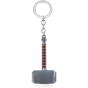 Apribottiglie Portachiavi Personalizzato in Lega di Zinco Vintage con Logo Marvel <span class=keywords><strong>Avengers</strong></span> Martello di Thor in Acciaio Inossidabile per Fan - Product Image 4