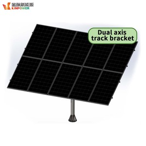 Ten <b>Small</b> <b>Solar</b> Photovoltaic <b>Panels</b> Dual Axis Tracking Support - Product Image 1