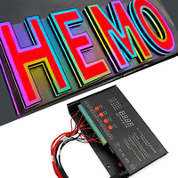 Fábrica frontal acrílico 3D Led letra signo canal iluminado logotipo personalizado Led letra signo