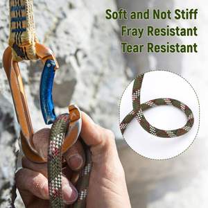 Corde de sécurité haute résistance pour l'escalade, la descente en rappel, la randonnée, la formation physique et la musculation, avec logo personnalisé - Product Image 4