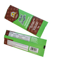 LT personnalisé imprimé café Bopp Cpp film soufflé alimentaire feuille d'aluminium finition brillante barre de chocolat emballage dos joint sac Sachet