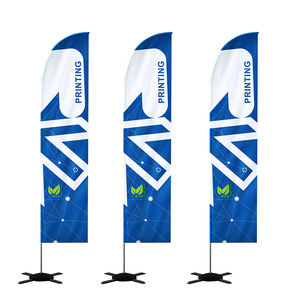 Publicidad Imprimir <span class=keywords><strong>Promo</strong></span> Logo Bandera de playa Banners Pluma Promover Banderas al aire libre Anuncio personalizado Banner - Product Image 1