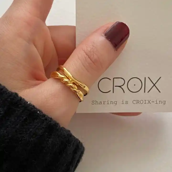 Elegant Gold Thumb Ring Stacking Bead Crystal 14k Gold Filled Polished  Women's Thumb Rings - Etsy