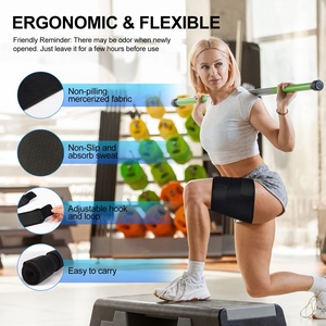 Protège-jambes de sport en néoprène pour adultes, prévention des tensions musculaires, bandages enveloppants, protections de cuisses, housses de protection - Product Image 3