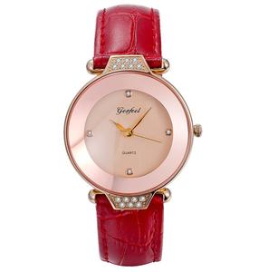 Simple Design Leather Strap Luxury <b>Ladies</b> Stainless Steel <b>Watch</b> 3 ATM Waterproof Japan Movement Women <b>Dress</b> <b>Watch</b> - Product Image 1