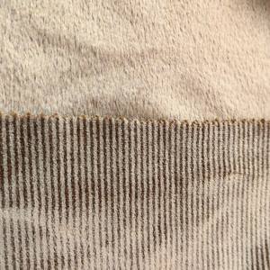 VELOURS SUPER DOUX <span class=keywords><strong>DEUX</strong></span> Côtés BROSSÉS TRICOTÉS AB RIB Tissus INDE VELOURS SUPER DOUX 290GSM SPANDEX TISSU Offre Spéciale BON MARCHÉ - Product Image 5