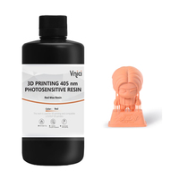 Lilin merah Resin fotosensitif Resin baik untuk detail permukaan halus 405nm cahaya menyembuhkan Resin perhiasan kerajinan