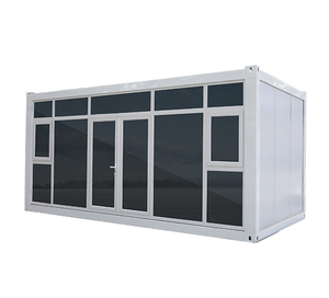 Maison-conteneur préfabriquée de 20 pieds au design moderne <span class=keywords><strong>Poste</strong></span> de garde de sécurité Sentry Booth mobile et à faible coût pour <span class=keywords><strong>la</strong></span> vente - Product Image 1