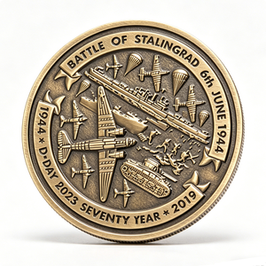 เหรียญที่ระลึกแบบหล่อขึ้นรูปด้วยโลหะผสมสังกะสีแบบกำหนดเอง ลายนูนสามมิติ ตกแต่งแบบโบราณ สำหรับสะสมในโอกาสครบรอบและวันฮาโลวีน - Product Image 1