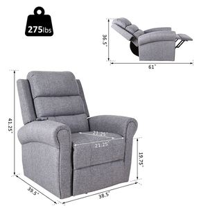 Venta al por mayor del OEM/ODM sala eléctrica de <span class=keywords><strong>2</strong></span> remoto tela de Control de ascensor sofá reclinable silla para gente vieja - Product Image 6
