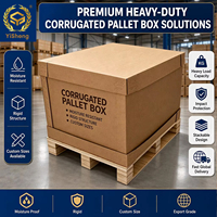 Carton ondulé robuste sur mesure, boîte d'expédition industrielle haute capacité pour le transport de matériaux de construction, de quincaillerie et d'outils