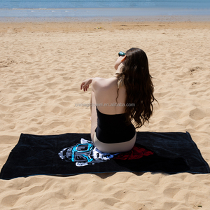 Personalized Logo Quick Dry Soft Cotton <strong>Towel</strong> OEM Full Color Design Digital Print Personalized <strong>Oversize</strong> Large <strong>Beach</strong> <strong>Towel</strong> - Product Image 3