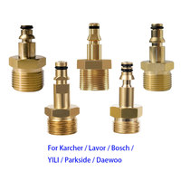 Conector de manguera de lavadora de alta presión, convertidor de adaptador de latón para lavadora de coche, rosca M22 para lavadora a presión Lavor Bosch
