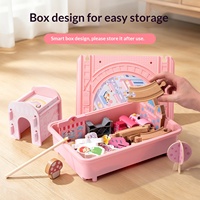 Train électrique en bois pour l'éducation précoce des enfants, assemblage DIY, jouet éducatif interactif parent-enfant