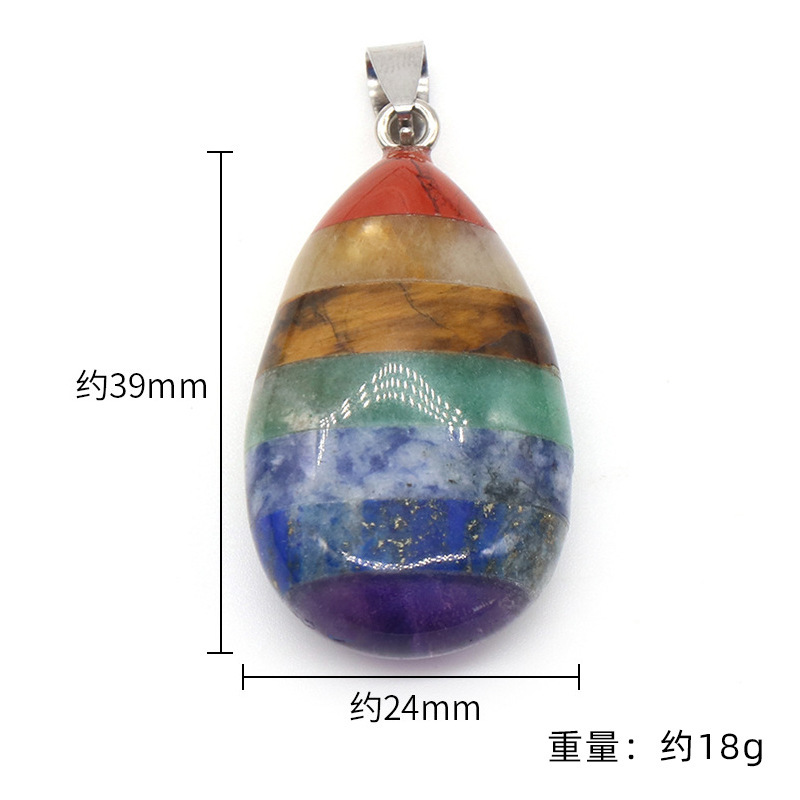 Pendentif goutte d'eau 24X39mm