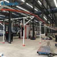 Ligne de revêtement en poudre modifiée haute dureté pour équipements lourds en acier et raccords métalliques – Équipement de peinture haute productivité