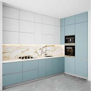 Cuisine australienne Foshan, armoire de cuisine moderne avec cuisinière intégrée, étanche, vente en gros d'usine, personnalisation pour la cuisine - Product Image 3