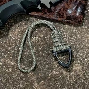 Paracorde porte-clés lanière Triangle boucle haute résistance Parachute cordon <span class=keywords><strong>auto</strong></span>-défense survie d'urgence sac à dos porte-clés - Product Image 4