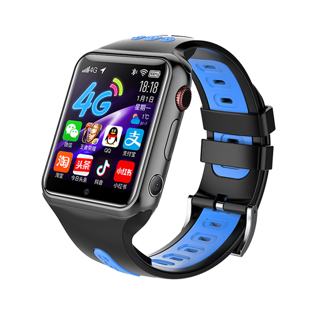 W5 Cross-Border Children's Smart Watch 4G HD Video Call WiFi Internet Smart Positioning Android Phone Chronograph IP67 Plastic