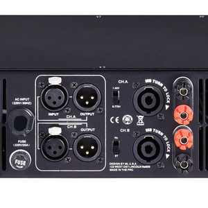 Amplificatore di Potenza Professionale a 2 Canali 400W, Amplificatore <span class=keywords><strong>Classe</strong></span> H 2U, Sistema PA, Mixer Amp, Amplificatore per Altoparlanti - Product Image 5