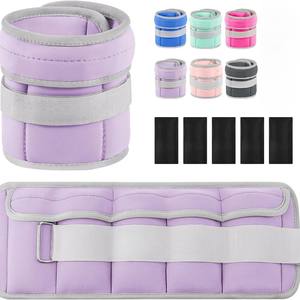 गर्म बिक्री टिकाऊ एडजस्टेबल नेप्रोन टखने का वजन 1.5-5 एलबीएस लेग वेट सेट पोर्टेबल पैर और हाथ की टखने की कलाई वजन घरेलू जिम - Product Image 3