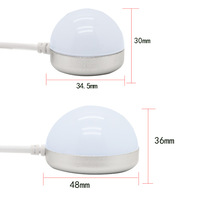 Lampe LED magnétique portable 5W/3W, design moderne et minimaliste, blanc chaud, à intensité variable par bouton USB, best-seller transfrontalier, idéale pour les étudiants
