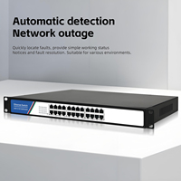 Switch Ethernet Gigabit No Administrado de 24 Puertos 10/100/1000Mbps, Switch de Red para Montaje en Rack con Capacidad de Conmutación de 52Gbps