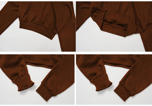 SHINBENE Womens 2 pezzi <span class=keywords><strong>outfit</strong></span> Lounge felpa <span class=keywords><strong>con</strong></span> cappuccio set di felpa oversize pantaloni larghi autunno moda <span class=keywords><strong>tuta</strong></span> <span class=keywords><strong>con</strong></span> tasche - Product Image 6