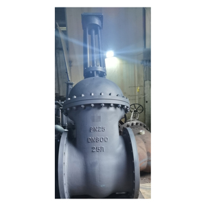 วาล์วประตูเหล็กกล้าคาร์บอน WCB ยี่ห้อ Yaosheng Industrial (GOST 30s41nzh) DN50-1200 PN16/25/40 แบบเชื่อมต่อหน้าแปลน สำหรับน้ำและน้ำมัน - Product Image 4