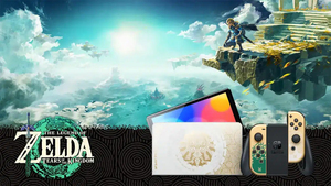 Consola <span class=keywords><strong>de</strong></span> <span class=keywords><strong>Juegos</strong></span> Edición Limitada 2024 <span class=keywords><strong>Switch</strong></span> OLED Estilo <span class=keywords><strong>Zelda</strong></span> Legend Tears Special Edition 64GB Dorada con Sistema Operativo Linux y Pantalla Táctil - Product Image 5