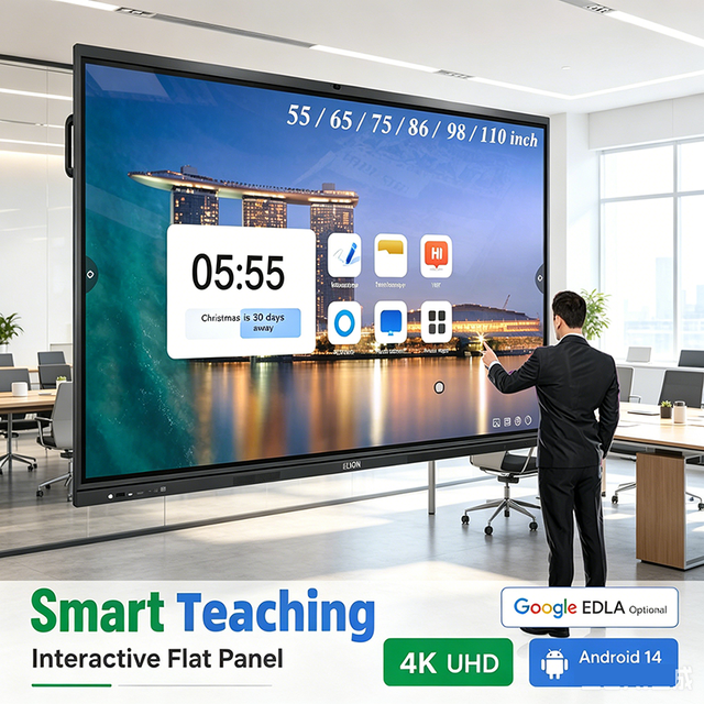 65 Inch 4K 120Hz 1-Year Warranty 40-Point IR Touch AI Smart Whiteboard Interactive Touch Screen